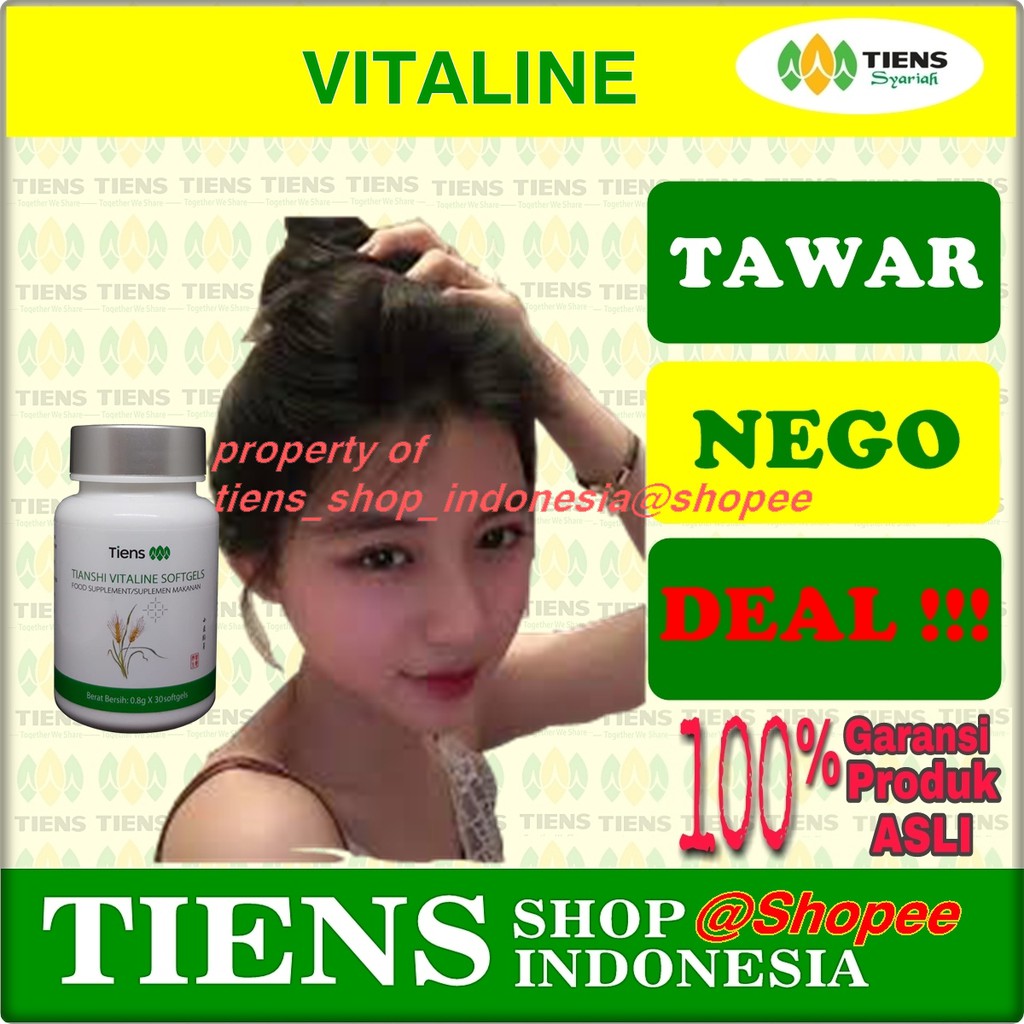 VITALINE SOFTGEL VITAMIN KECANTIKAN TIENS ASLI SEGEL
