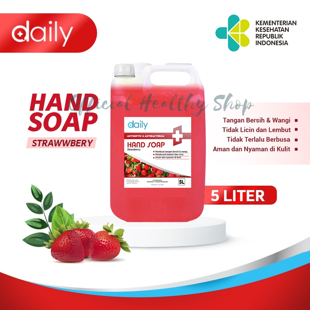 Sabun Cuci Tangan 5 Liter Daily Hand Soap Sabun Cuci Tangan  Refill 5 Liter