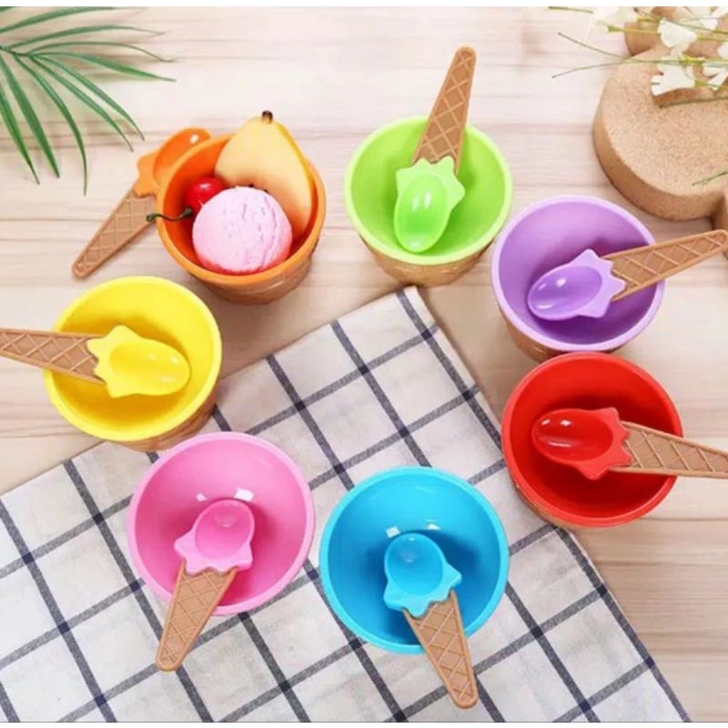 Mangkok Es krim / Mangkuk Cemilan es krim