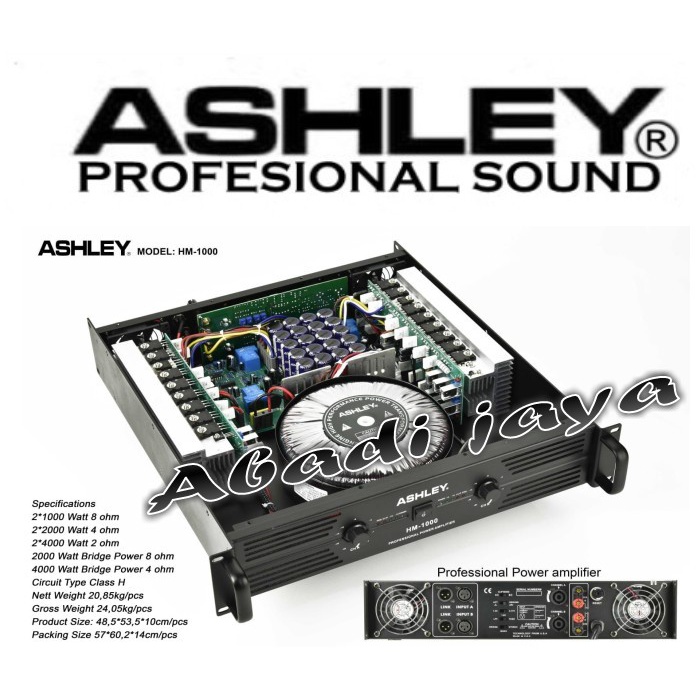 power ashley hm1000 ashley hm 1000 garansi resmi original