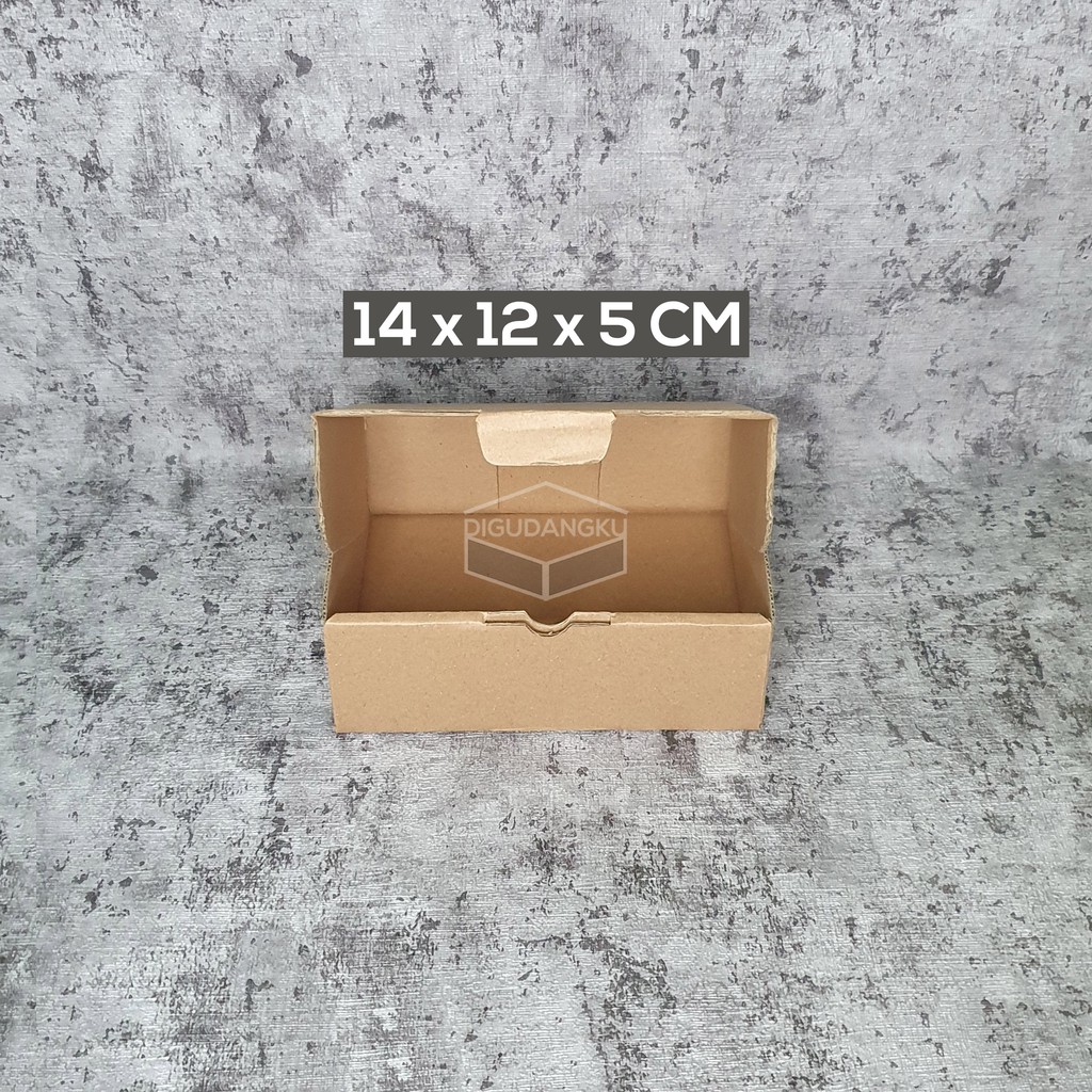 

PAKET Kardus Die Cut Box 14x12x5 cm (Isi 10) | Kotak Kado / Kotak Hampers Box Packaging Model Pizza Box Digudangku