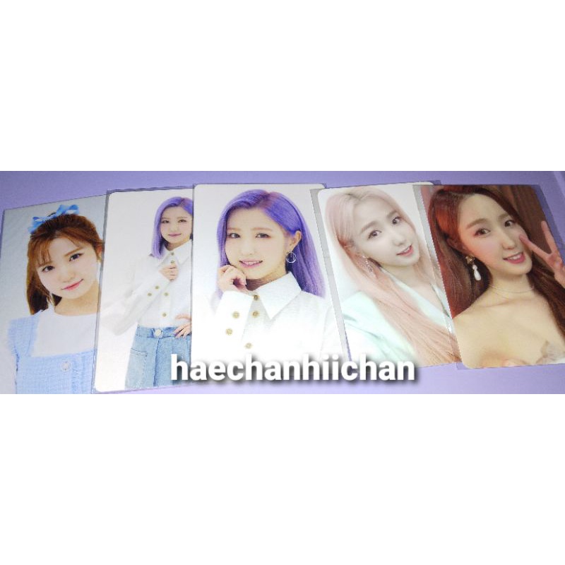 photocard trading card hitomi izone ots pc tc one the story