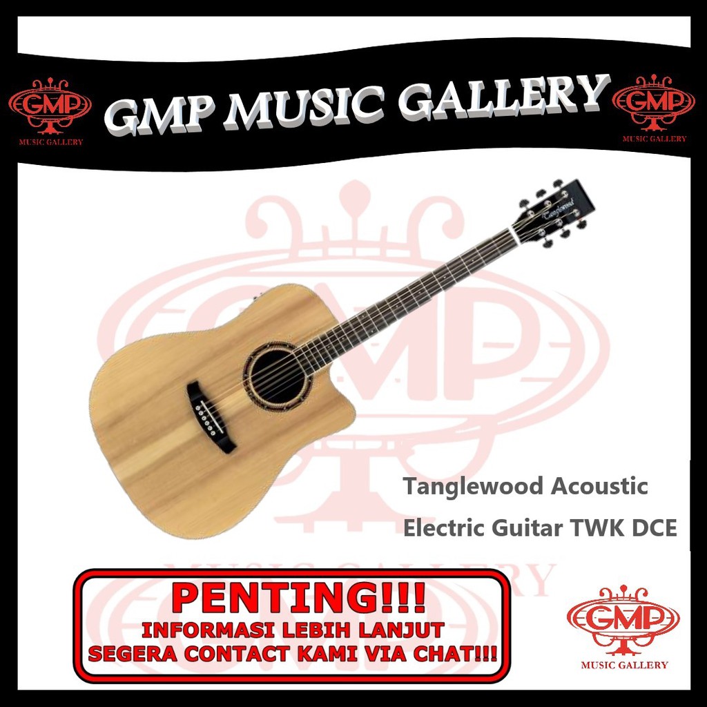Tanglewood Guitar TWK DCE / Gitar Akustik Elektrik Tanglewood