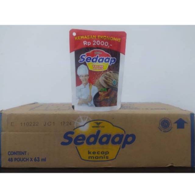 

Kecap SEDAAP reff 63ml ( 48 pcs perkarton)