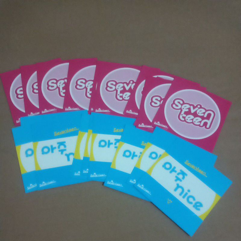 STICKER ONLY ALBUM SEVENTEEN AJU NICE LOVE LETTER REPACKAGE