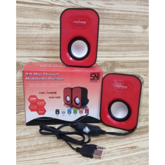 speaker portabel advance duo 026(  usb 3,5 )