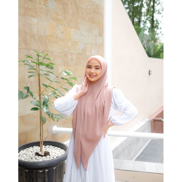 G.N.A.ID - JENNAIRA KHIMAR ZIPPER VERSI 1 RESLETING PANJANG