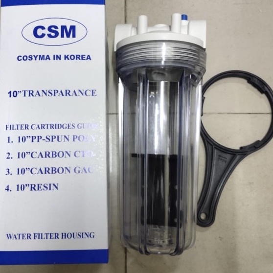 Tempat saringan filter air 10&quot; /Water filter housing clear/SARINGAN AIR SUMUR/PENYARING KRAN AIR