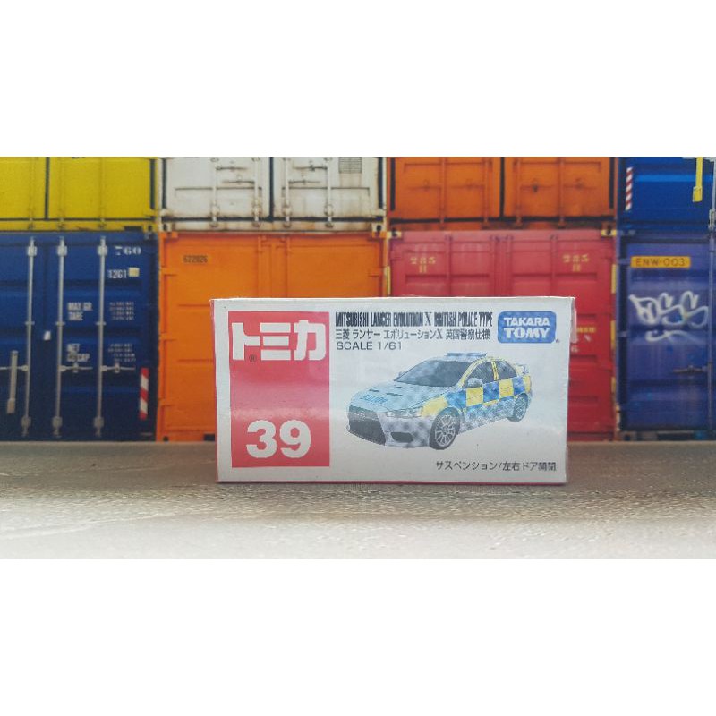 Tomica Mitsubishi Lancer Evolution X British Police (39)