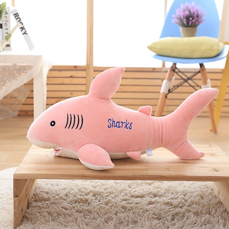 Boneka Hiu Shark Jumbo Imut Lucu Murah Bahan Halus Dan Empuk Standar SNI