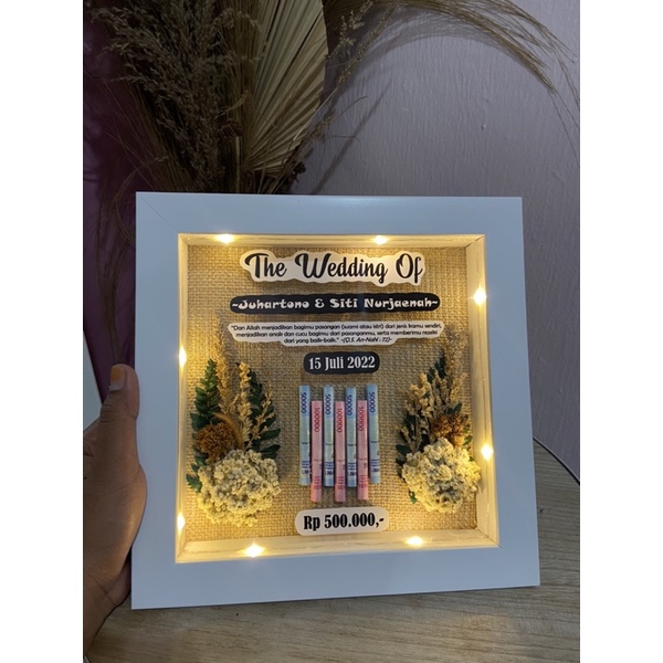 Bingkai Mahar Uang  / Mahar Pernikahan / Frame Mahar 3D Pop Up