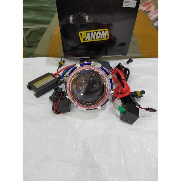 lampu depan projie hid 4 inci proji hid 4 inci PROJIE HID HIGH LOW 4 INCI BOHLAM H1 55 WATT PROJECTO