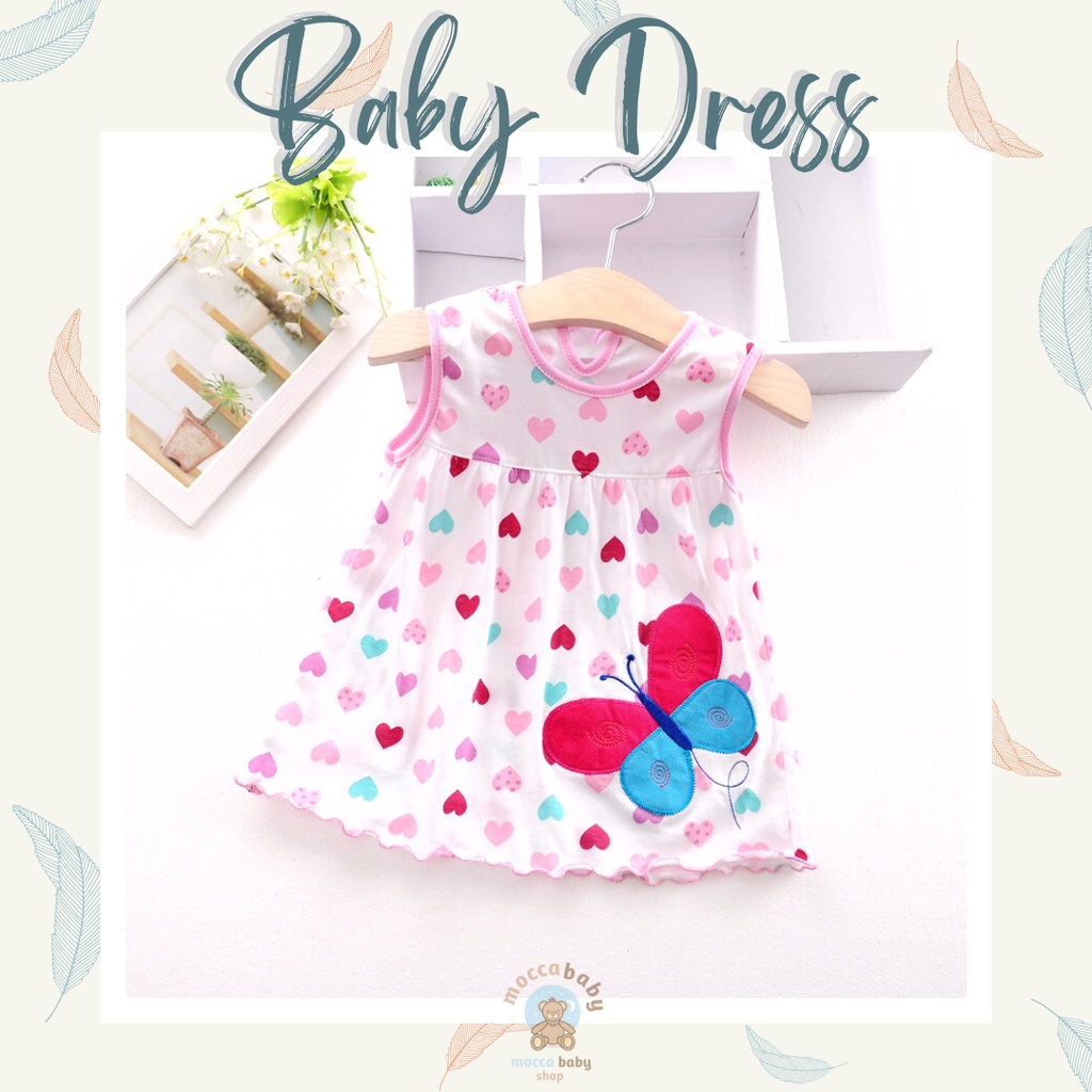 MBSS - Dress DEAR SUNNY Bayi Perempuan / Baju Bayi Cewek / Pakaian Bayi Perempuan Lucu / DS13