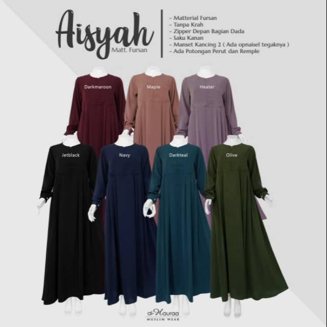 Gamis AISYAH Fursan ALHAURAA