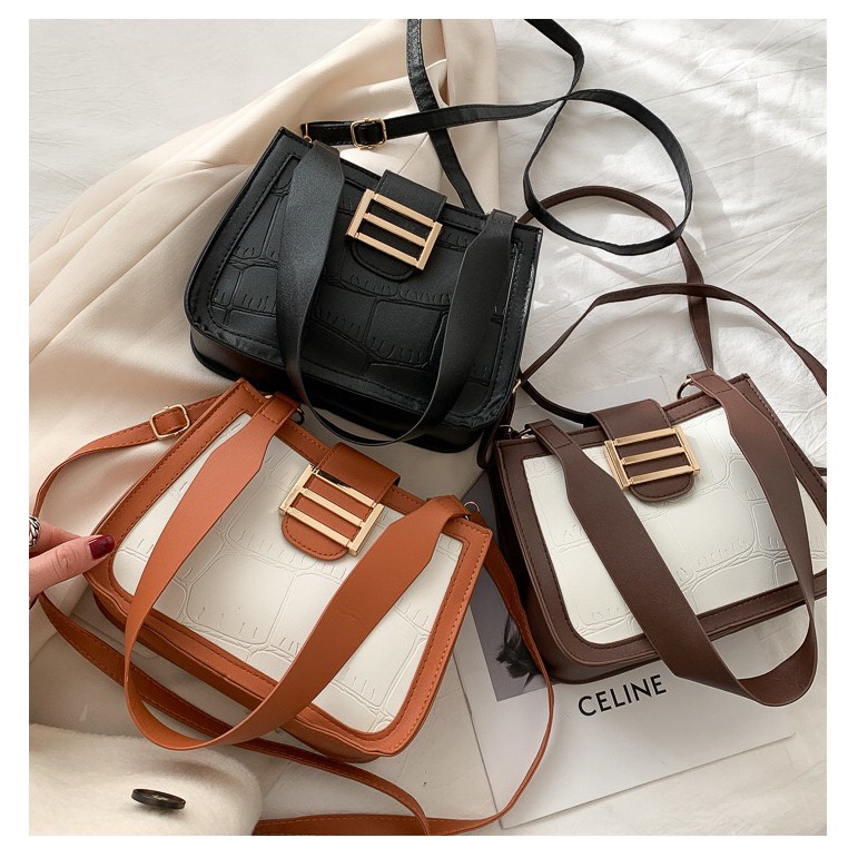 BISA COD TS601411 tas SELEMPANG Elegant wanita import terbaru 1kg bisa 3 tas import LT1411