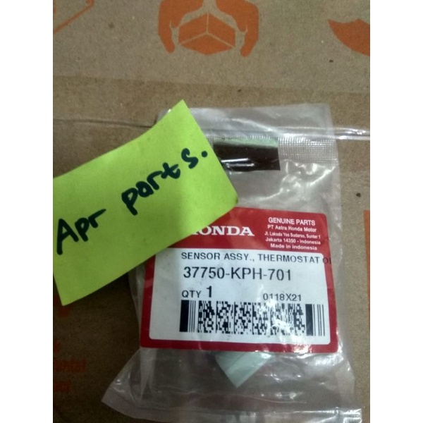 Sensor Assy Thermostat Oil Oli Sensor Sensor EOT Suhu Panas Beat Esp Eco Beat Pop Scoopy Revo 110 CR