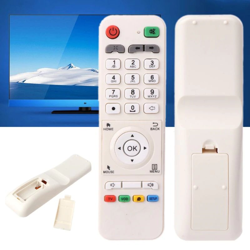Free Ongkir ya White Remote Control Controller Replacement for LOOL Loolbox IPTV Box GREAT BEE IPTV