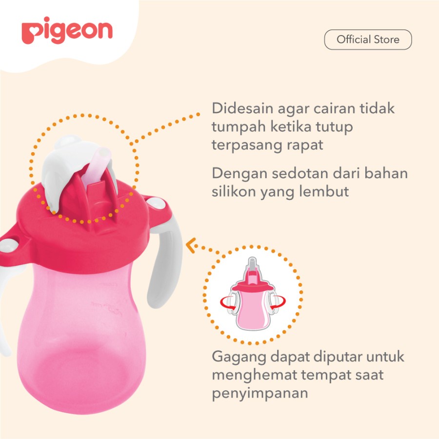 Pigeon Petite Straw Bottle