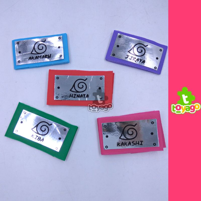 Ikat Kepala Naruto/headband konoha Isi 20 Pcs Grosir Murah