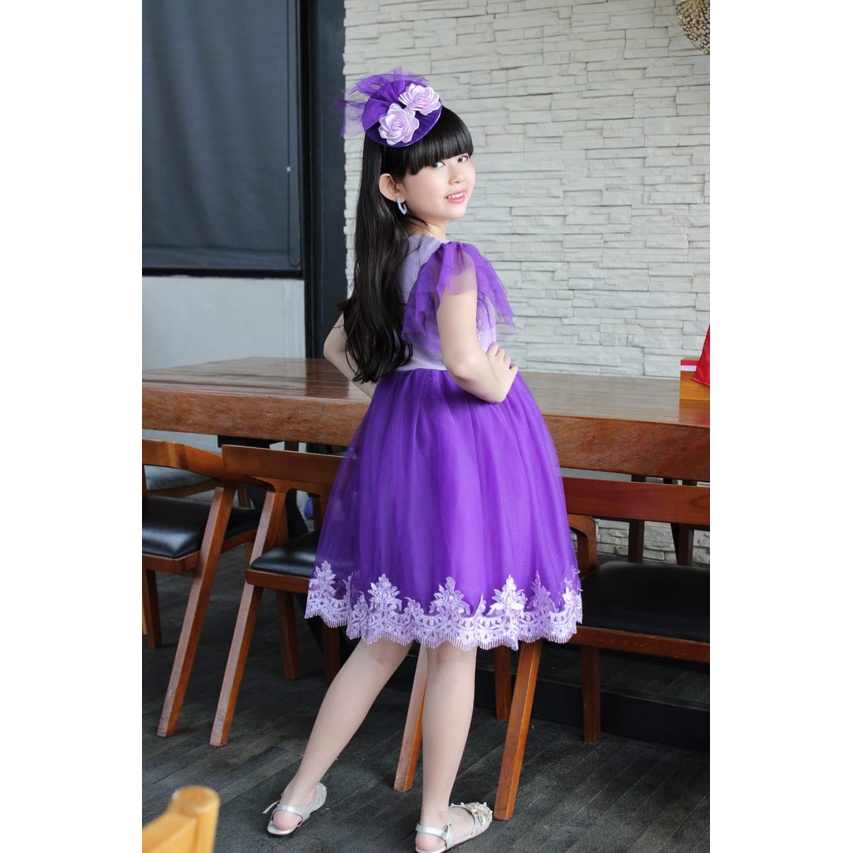 Dress Party Silvia Free Bando Royal