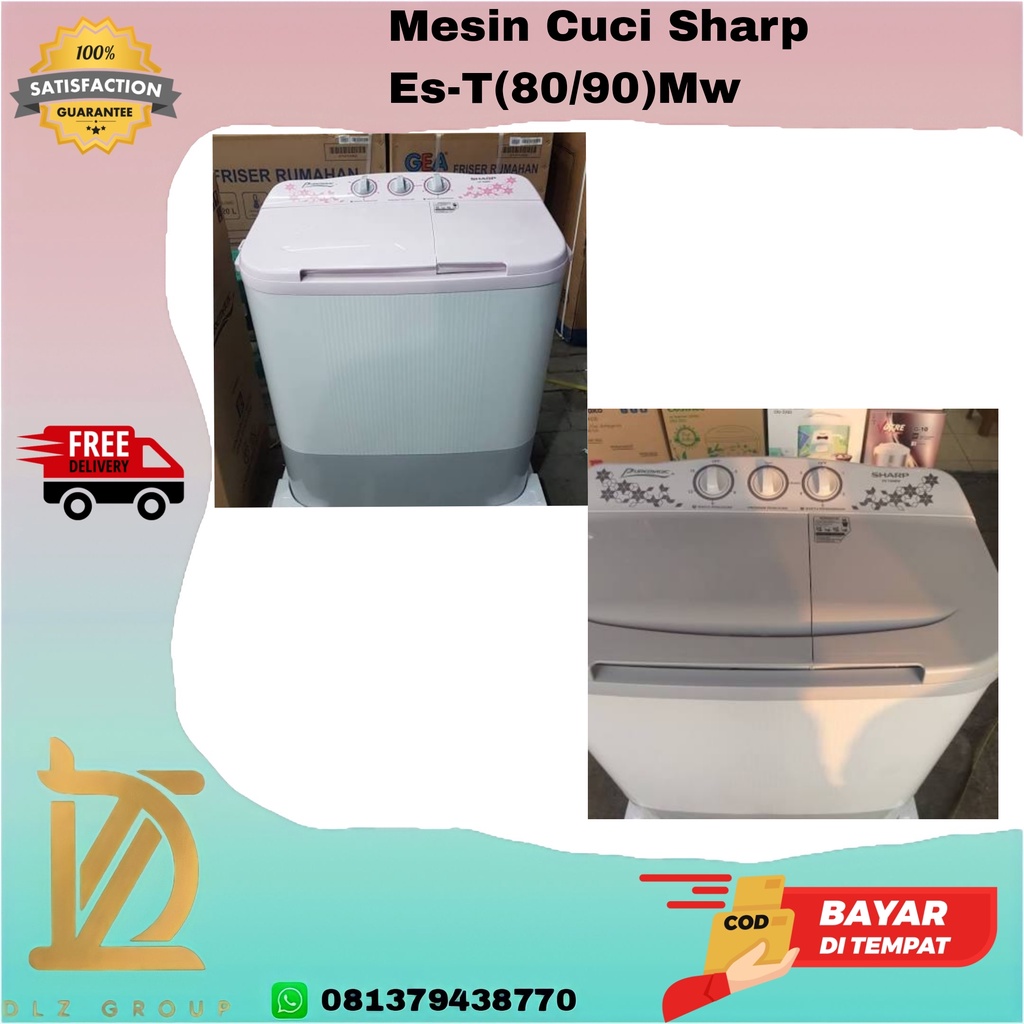 Jual Mesin Cuci Sharp EST 80mw 90mw Garansi Resmi | Shopee Indonesia