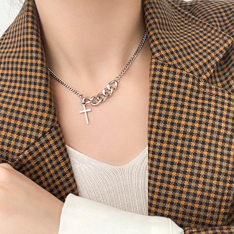 Korea ins pendek kata rak kalung selebriti Internet minimalis kalung mahasiswa temperamental all-mat