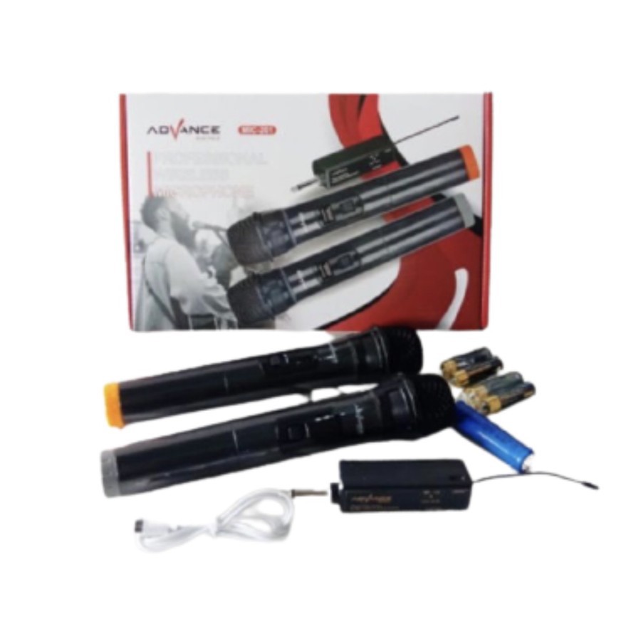 ADVANCE Mic Wireless 201 - Microphone Tanpa Kabel / Mic Tanpa Kabel