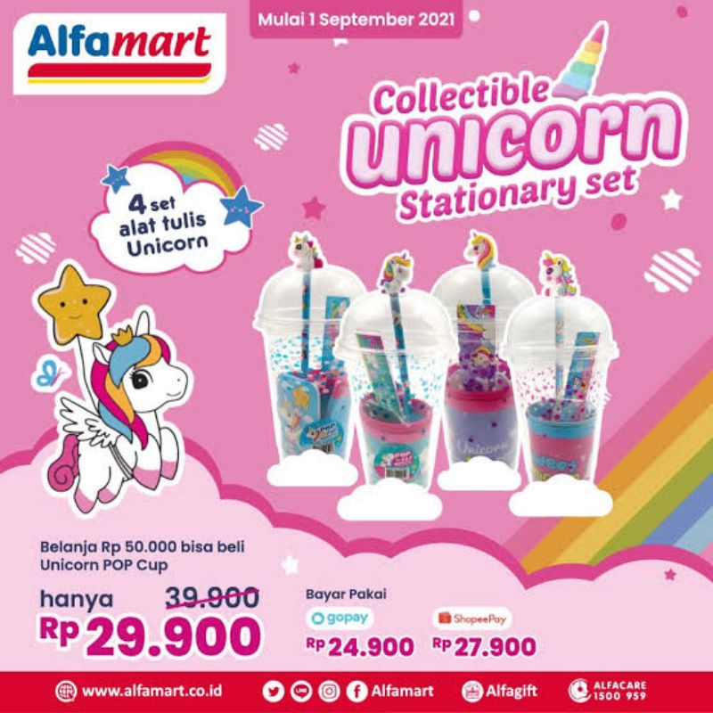 

Promooooo Murah Unicron stationary Set bikin si anak semangat belajar