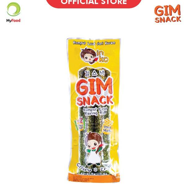 

(PROMO M0S85) Inko Gim Snack Rumput Laut Rasa Madu/Udang/Pedas ✺