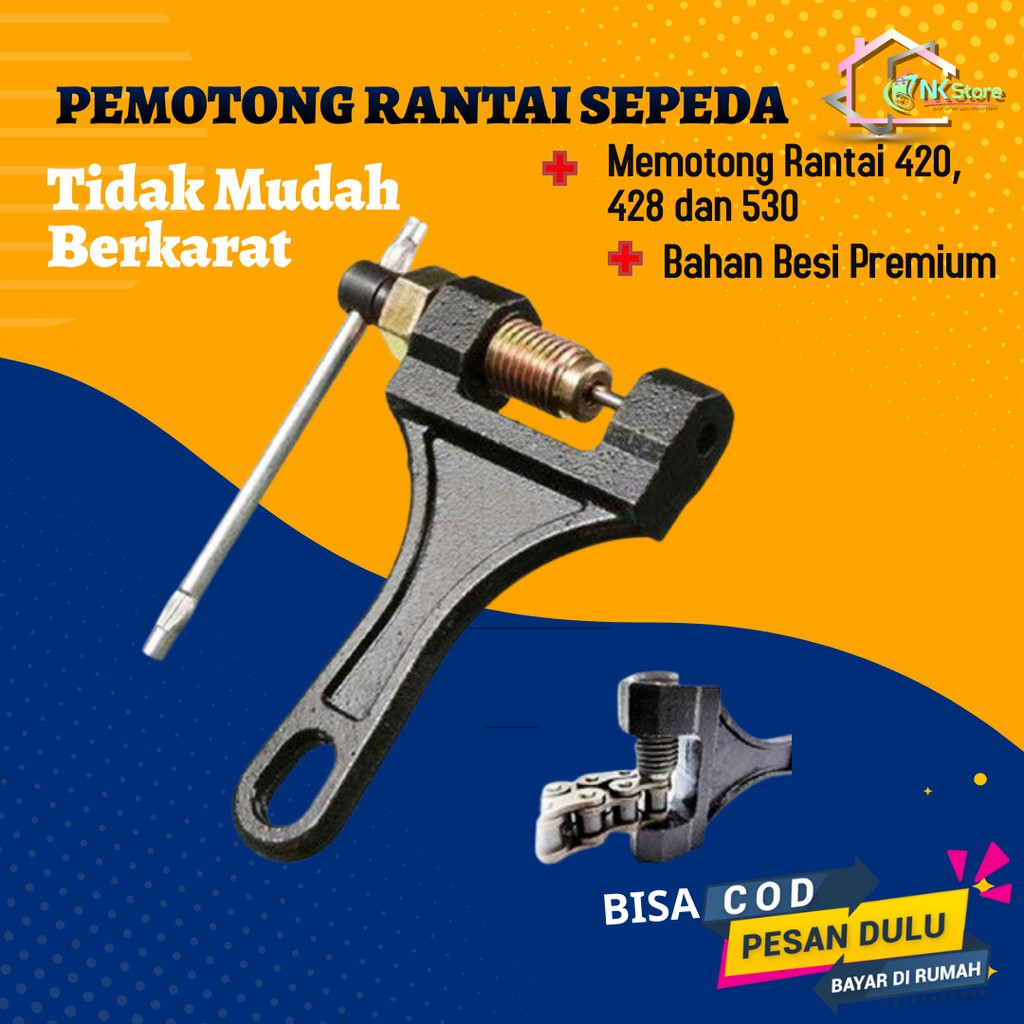 ROBESBON Alat Potong Pemotong Rantai Sepeda Chain Breaker 420 428 530 - HF99268