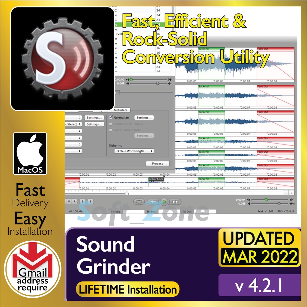 

Snd Grndr 4.2.1 - Fst & Effcnt Cnvrsn Utlty [mcOSX BgSr | Mntry Spprt] - Dgtl Dwnld