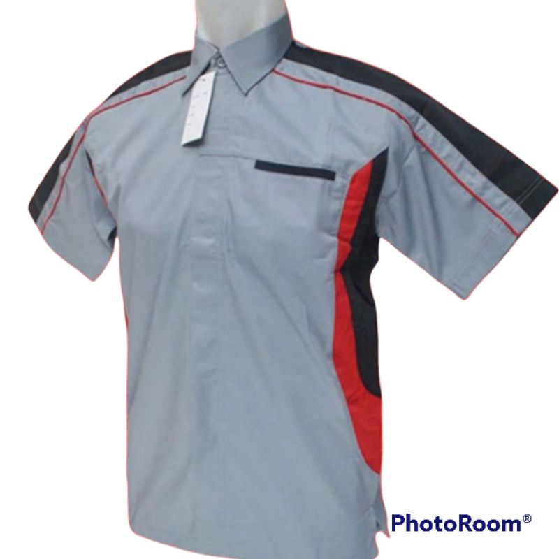 Atasan baju kerja murah#baju karyawan kantor#kemeja kerja#kemeja komunitas#kemeja lapangan outdoor#baju tangan pendek custom bordir