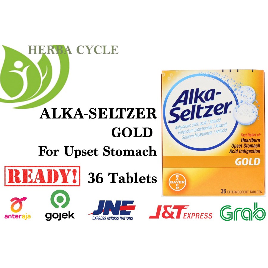 Alka Seltzer Gold 36 Tab Atasi Sakit Kepala Perut Kembung Masuk Angin