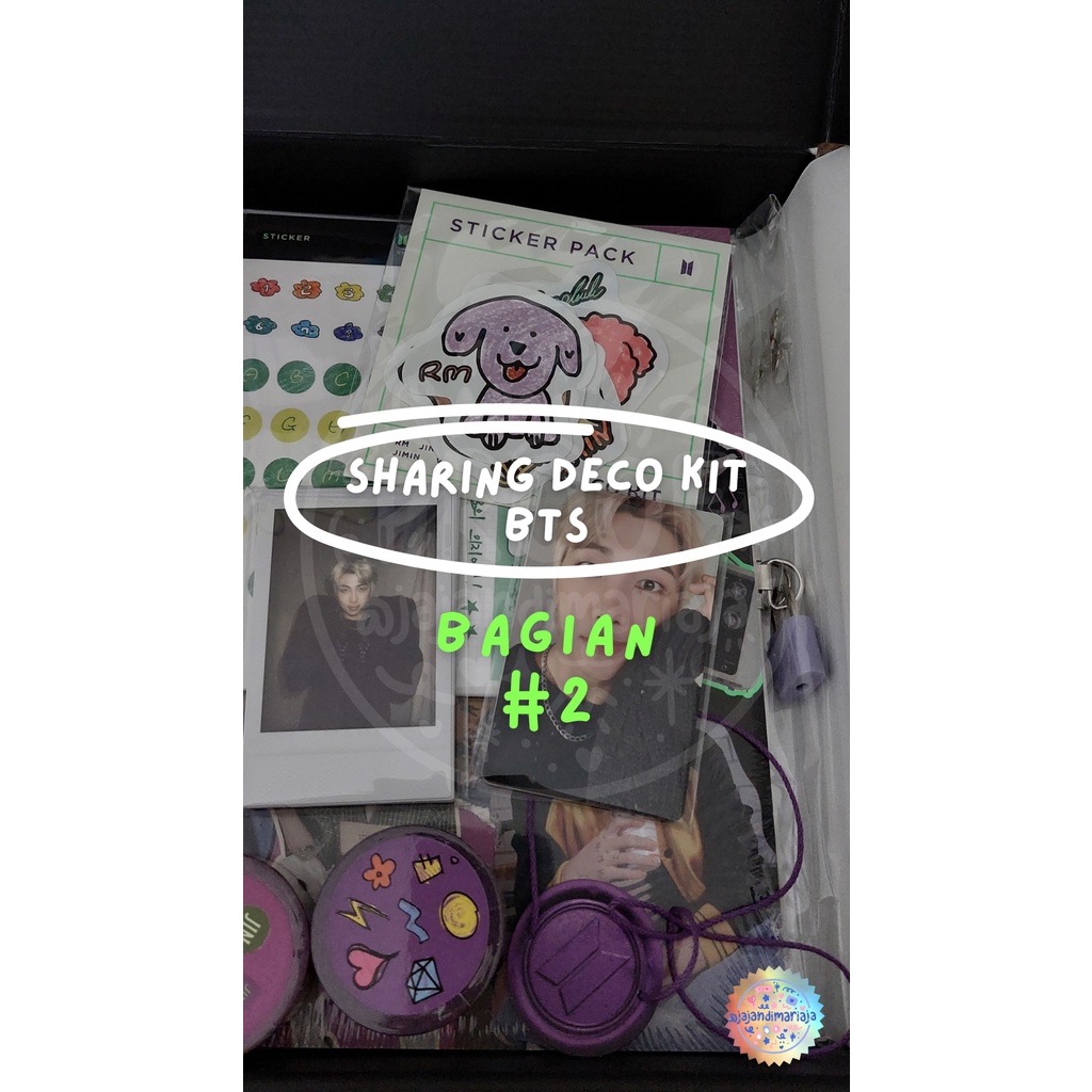 [READY STOCK] SHARING DECO KIT BTS - RM NAMJOON JIN SEOKJIN SUGA YOONGI J-HOPE HOSEOK JIMIN V TAEHYU