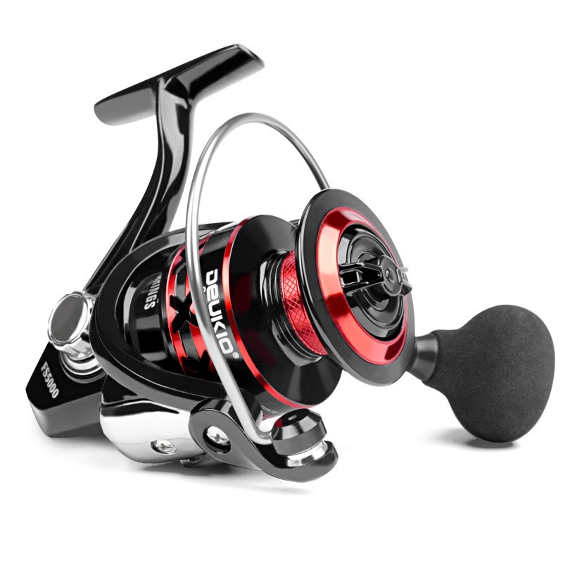 reel pancing besi 20kg drag Kumparan Pancing Logam pegangan CNC powerful fishing reel