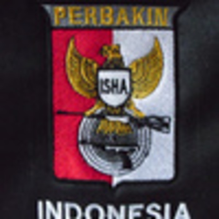 bordir nama / logo perbakin ke tas