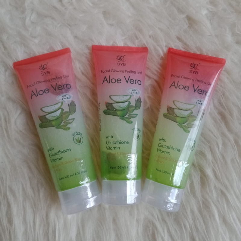 SYB Facial Glowing Peeling Gel Aloe Vera| Charcoal | milk snail SYB Pelling aloevera snail