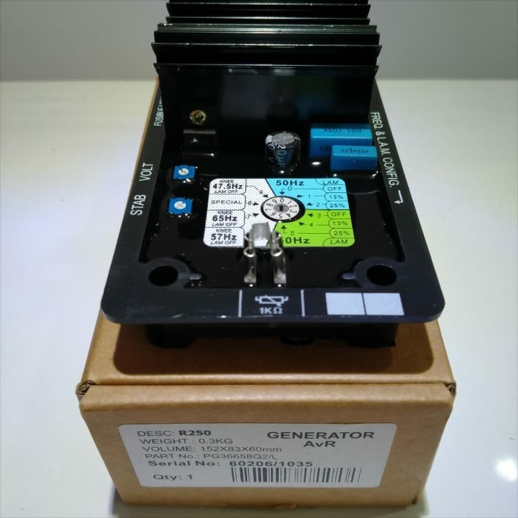 AVR genset / AVR generator part R250 Leroy Somer bergaransi