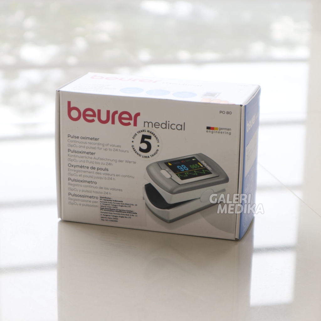 Beurer Pulse Oximeter PO-30 / PO 30 / PO30 Alat Ukur Kadar Oksigen - Oximeter / Oxymeter