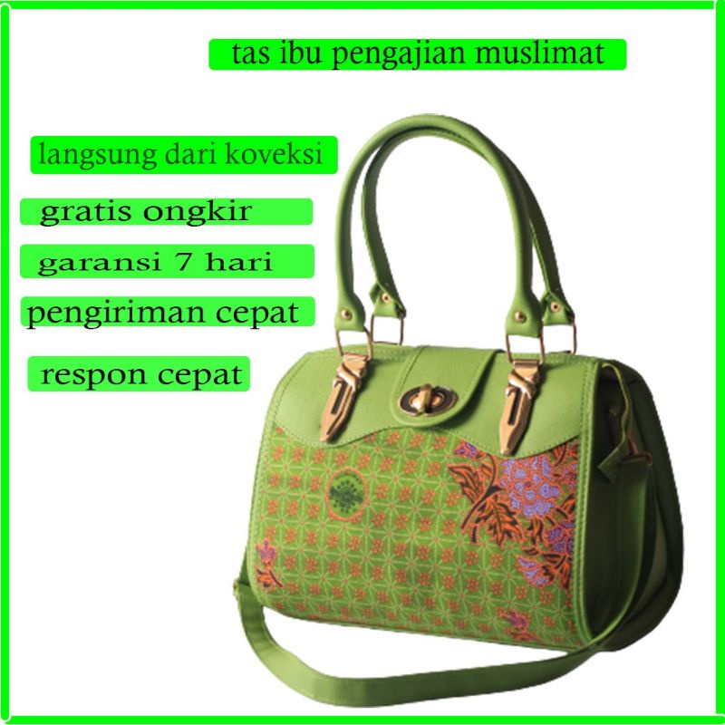 TERLARIS TAS WANITA SLEMPANG TAS IBU PENGAJIAN MUSLIMAT FARTAYAT PREMIUM