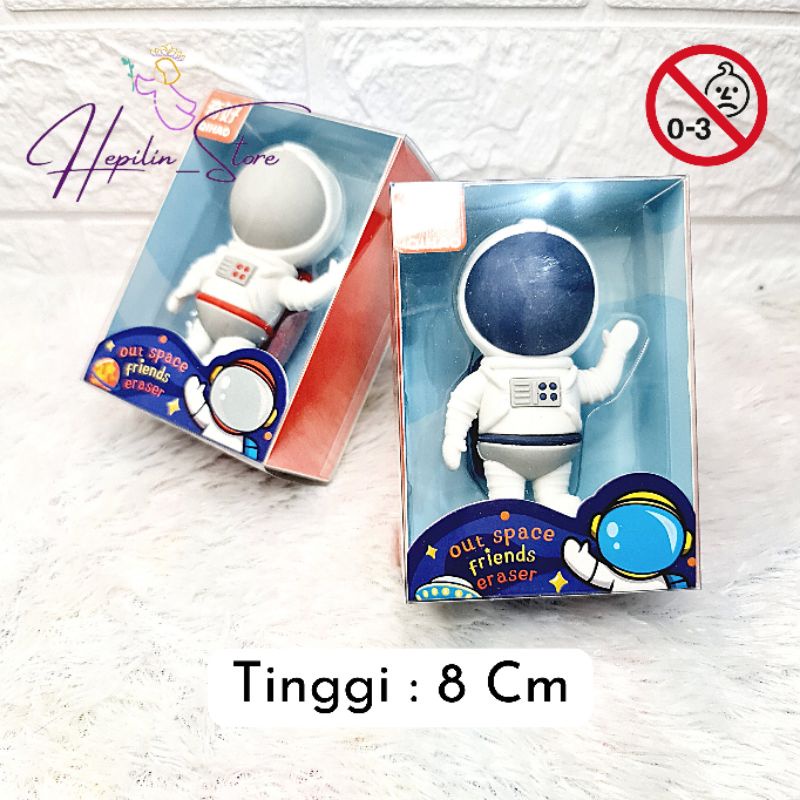 

Penghapus 3D Astronout , Rocket , Monster Green / Penghapus 3 dimensi Jumbo 8 Cm / Out Space Friends