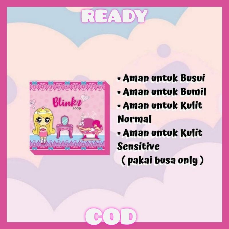 BLINKZ SOAP BPOM - SABUN MANDI BLINKZ SOAP SABUN BLINK SABUN MANDI BLINKZ COD ORIGINAL