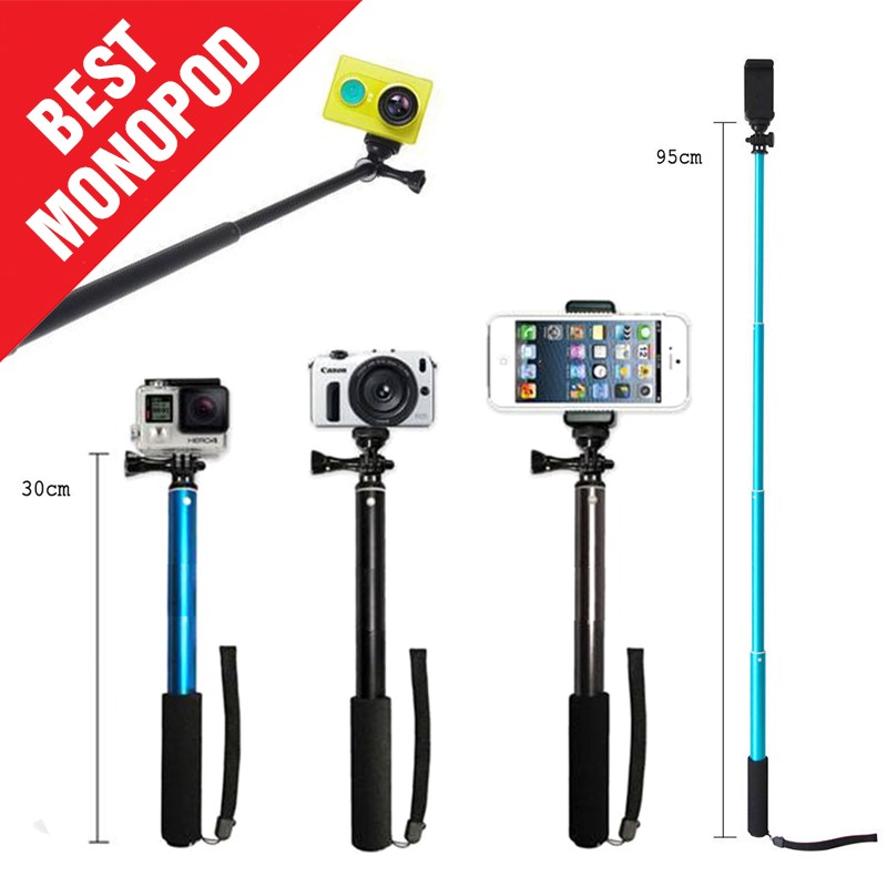 Tongsis Titanium [Monopod] For Gopro / Xiaoyi / Smartphone  (Samsung, iPhone, XiLG, ASUS, dll)