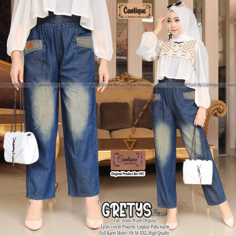 Celana Baggy wanita Gretys pant by cantique