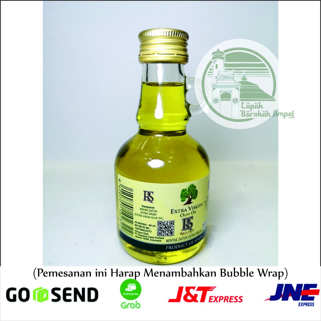 

Extra Virgin Olive Oil /Minyak Zaitun Merk "RS" RAFAEL SALGADO 90 ml