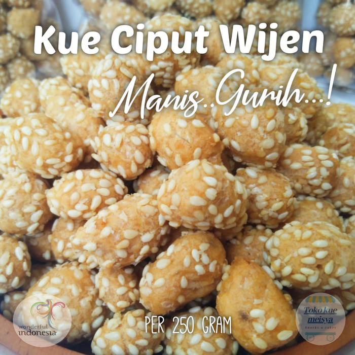 

Kue Ciput | Wijen | Onde Onde Mini | Kue Ketawa | Rombuter 500 Gr