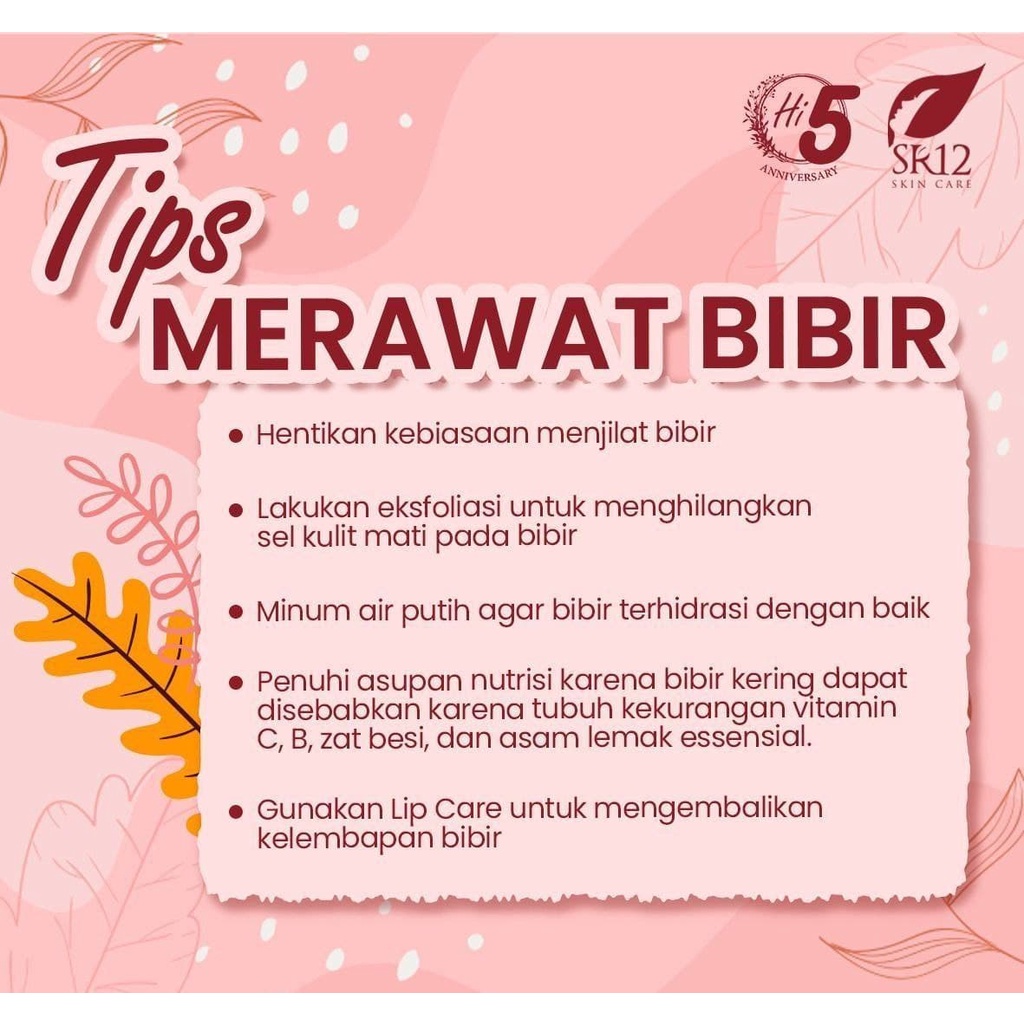 Lip Care SR12 - Lipcare SR12 Cherry - Isi 5 gram