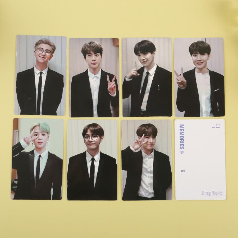 Kartu Pos Mini Desain KPOP BTS Untuk Koleksi
