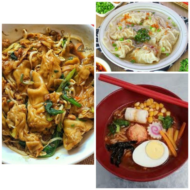 

ramen dan pangsit goreng