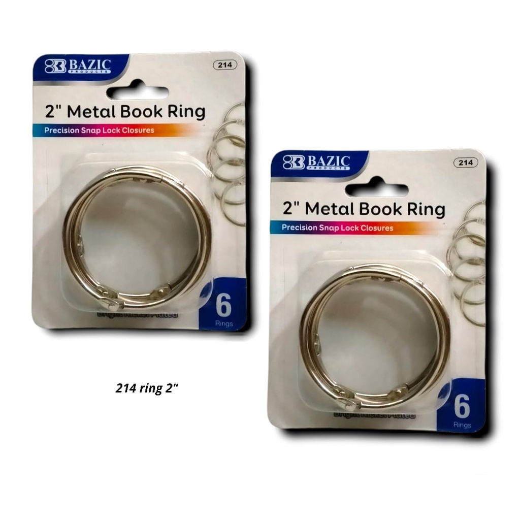 

RING JILID BESI 2 INCH METAL RING BOOK ISI 6 kode 214